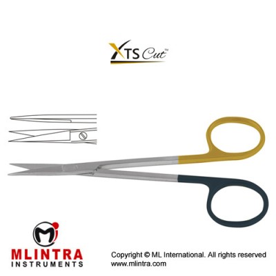XTSCut™ TC Iris Scissor Straight Stainless Steel, 11.5 cm - 4 1/2"